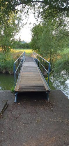 Blaue Brücke März 2022